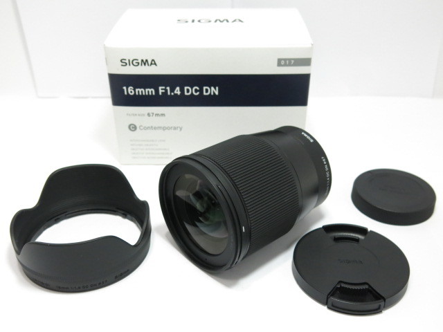 中古品】SIGMA Contemporary 16mmF1.4 DC DN SONY Eマウント シグマ[管