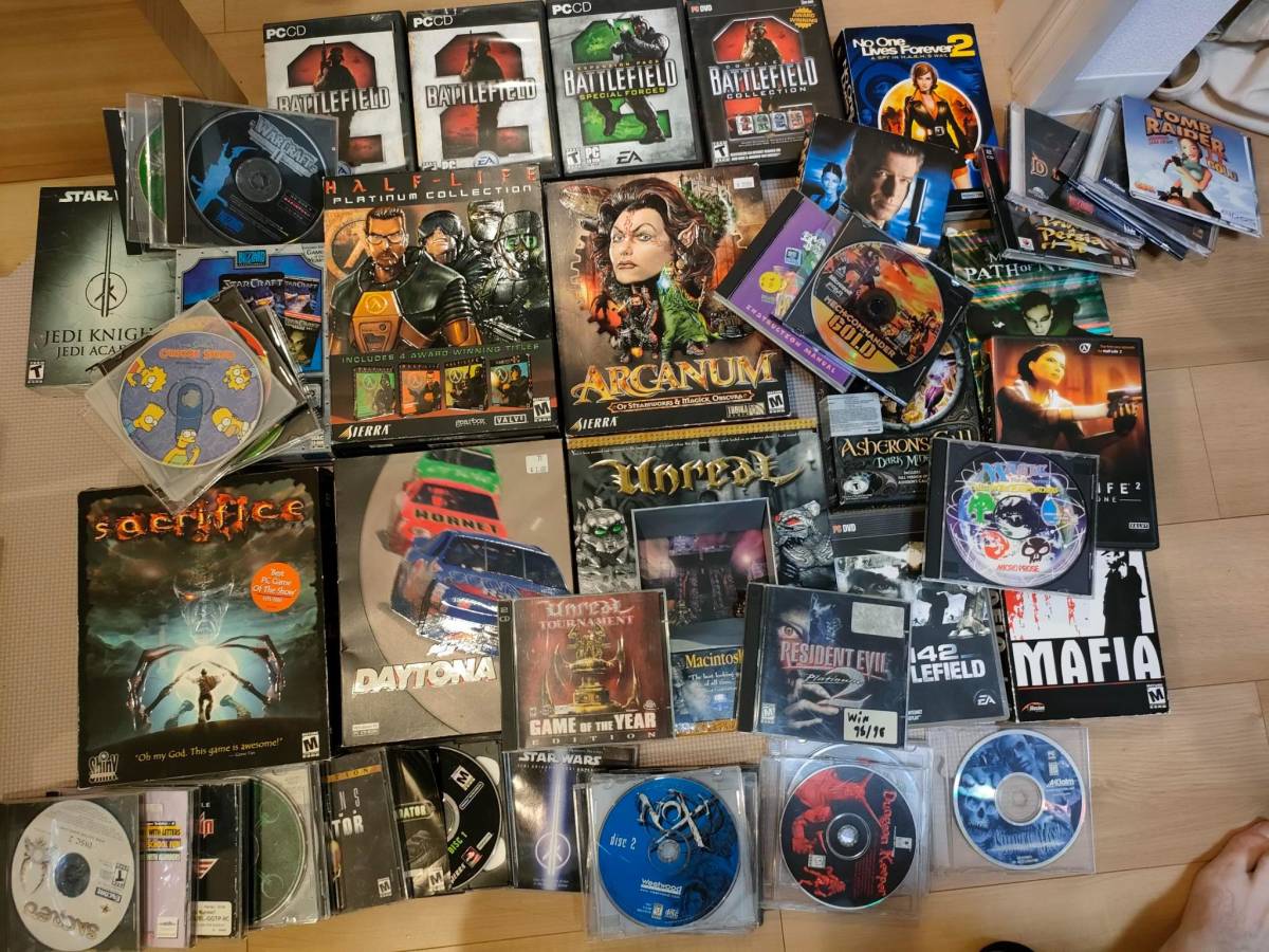 PC/パソコン 51個 セット 北米輸入版 スタークラフト バイオハザード2 プラチナ Warcraft Unreal Tournament 等