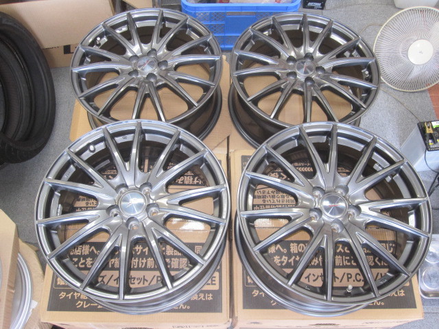 美品！ Weds VELVA 17×7J +47 PCD100/5H 4本 VELVA Weds SPORT