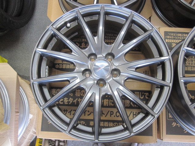 美品！ Weds VELVA 17×7J +47 PCD100/5H 4本 VELVA Weds SPORT