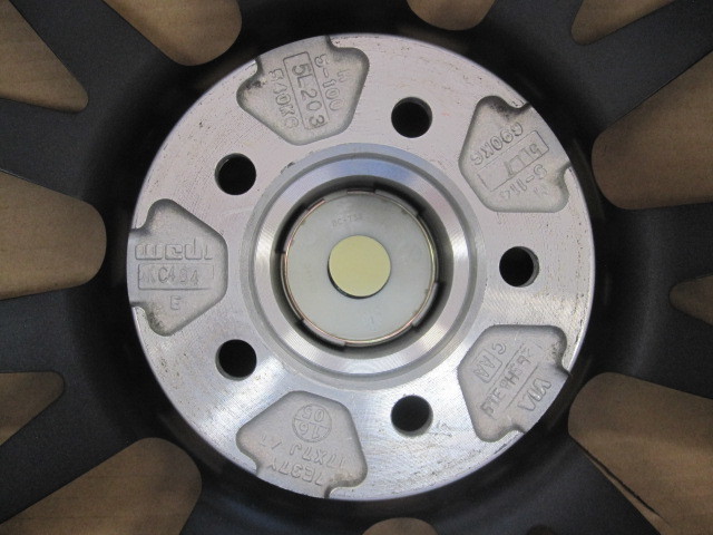 美品！ Weds VELVA 17×7J +47 PCD100/5H 4本 VELVA Weds SPORT