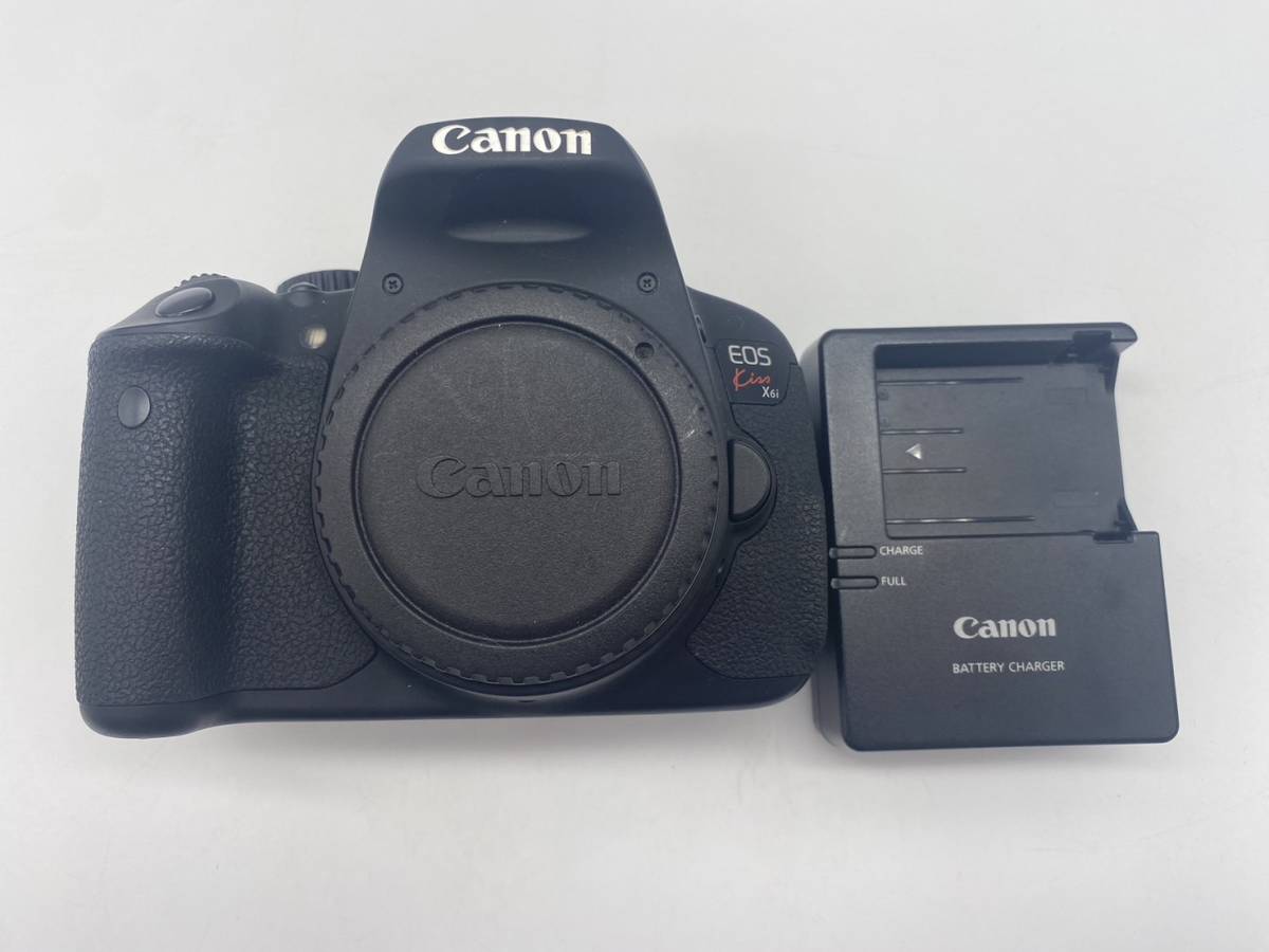 ジャンク　EOS-1 Canon まとめ売り OP5348b-TF】1円～ Canon EOS Kiss X6i バッテリー無 ジャンク品
