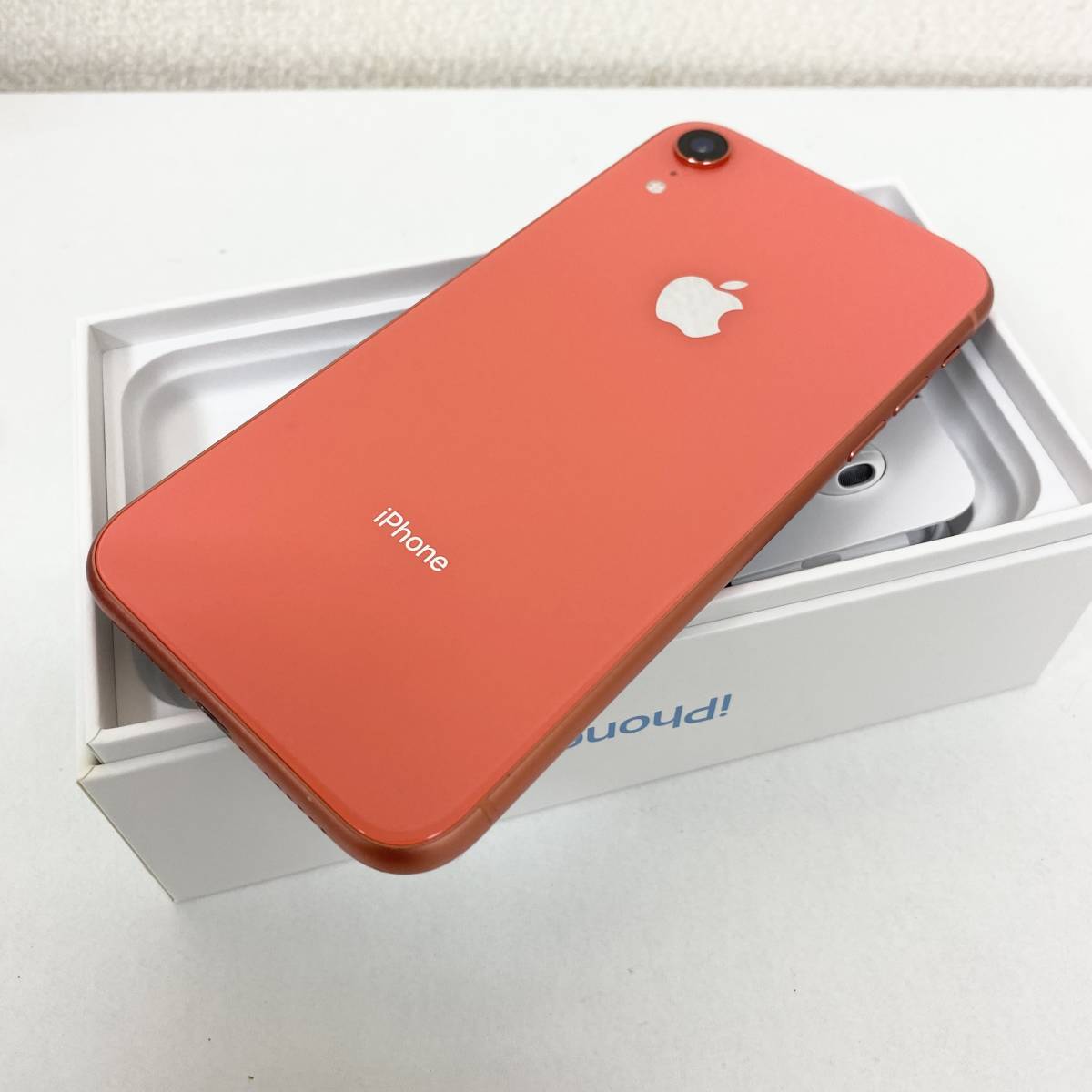 Apple iPhoneXR 64GB コーラル バッテリー76% SIMフリー iPhoneXR 64GB コーラル SIMフリー バッテリー87％ 【公式通販】