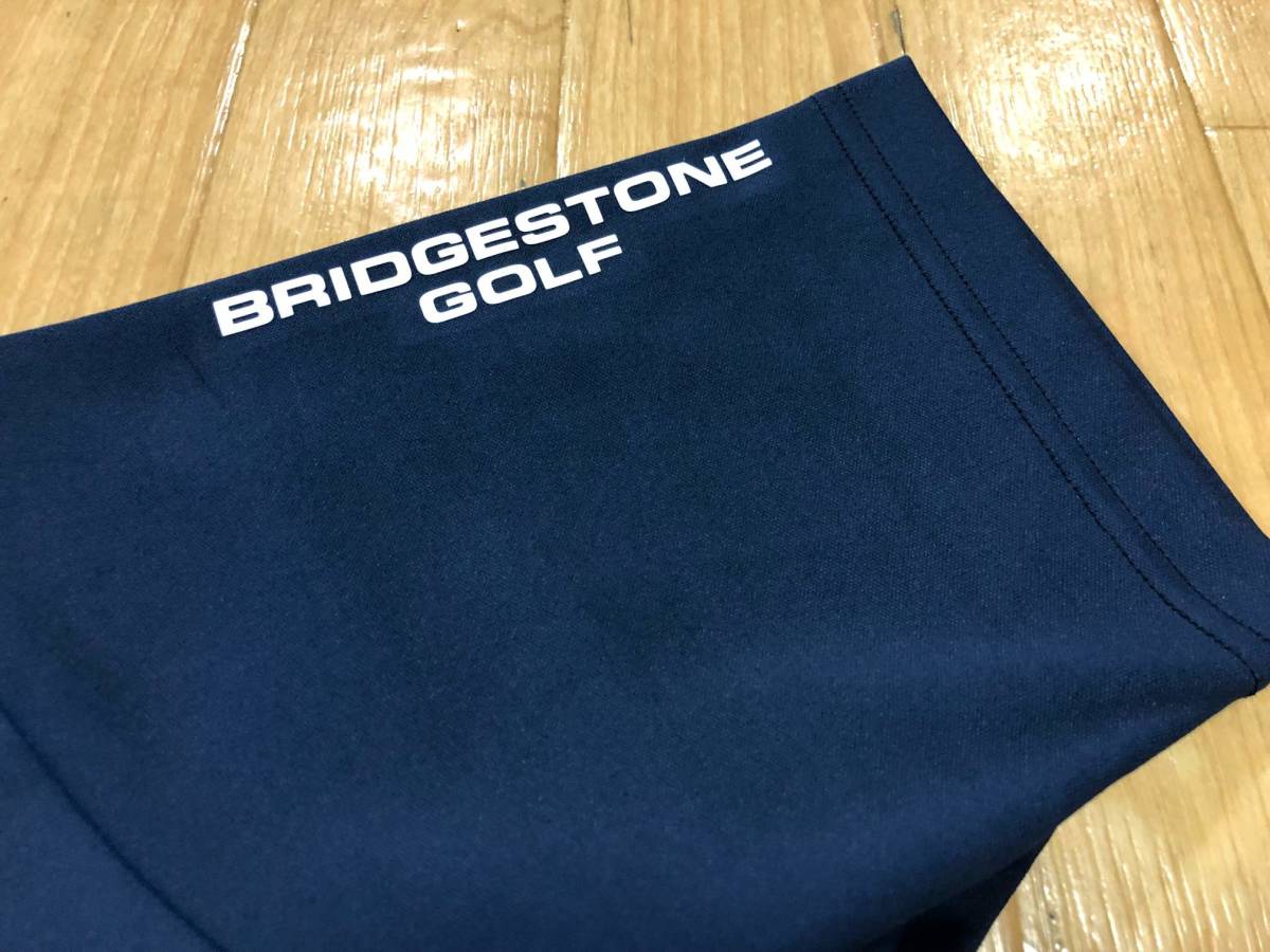 BRIDGESTONE GOLF(ブリヂストンゴルフ)防透け、UVカット、吸汗速乾機能 モックネック半袖シャツ WGM02A(NA)Ｌ