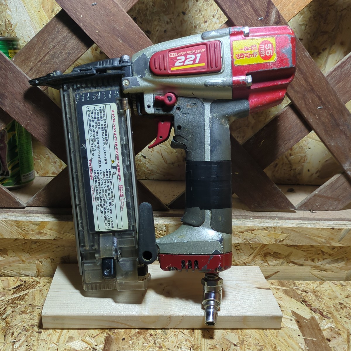 本物保証，大得価 012 MAX 常圧 スーパーフィニッシュネイラ TA-221/SF55MO FP マックス エアーツール DIY 大工 専用ケース付き(エア釘打機)｜売買されたオークション情報、yahooの商品情報をアーカイブ公開 - オーク エア釘打機