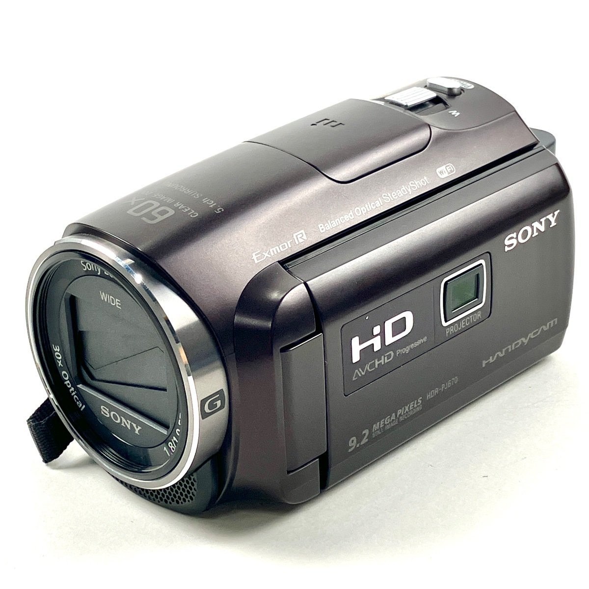 HDR-PJ670 ソニー ビデオカメラ SONY | Handycam (T) [ボルドー