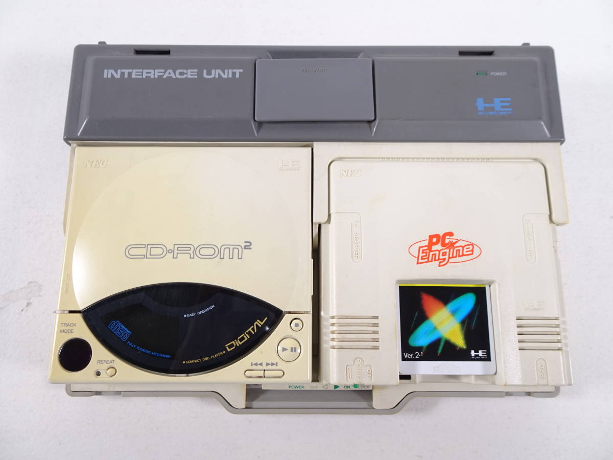51/391☆ PCエンジン CD-ROM・インターフェースユニット☆中古品