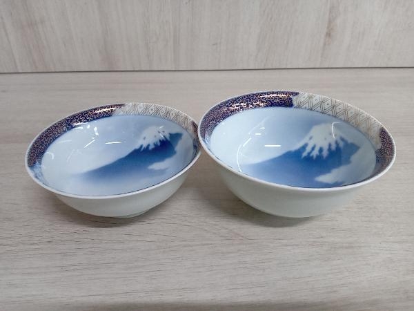 深川製磁 飯碗セット ペア 夫婦碗 碗 飯碗 富士山 富士 山 陶磁器 陶器