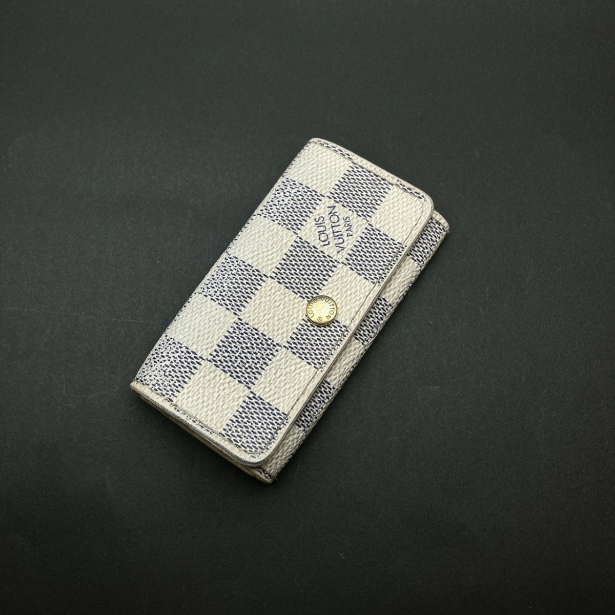 ルイヴィトン キーケース LOUIS VUITTON ダミエアズール 4連 メモ268