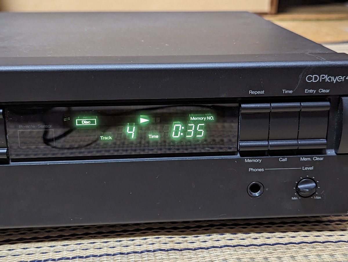 □貴重な動作品 ナカミチNakamichi CDPlayer4□ CD Nakamichi CD-4