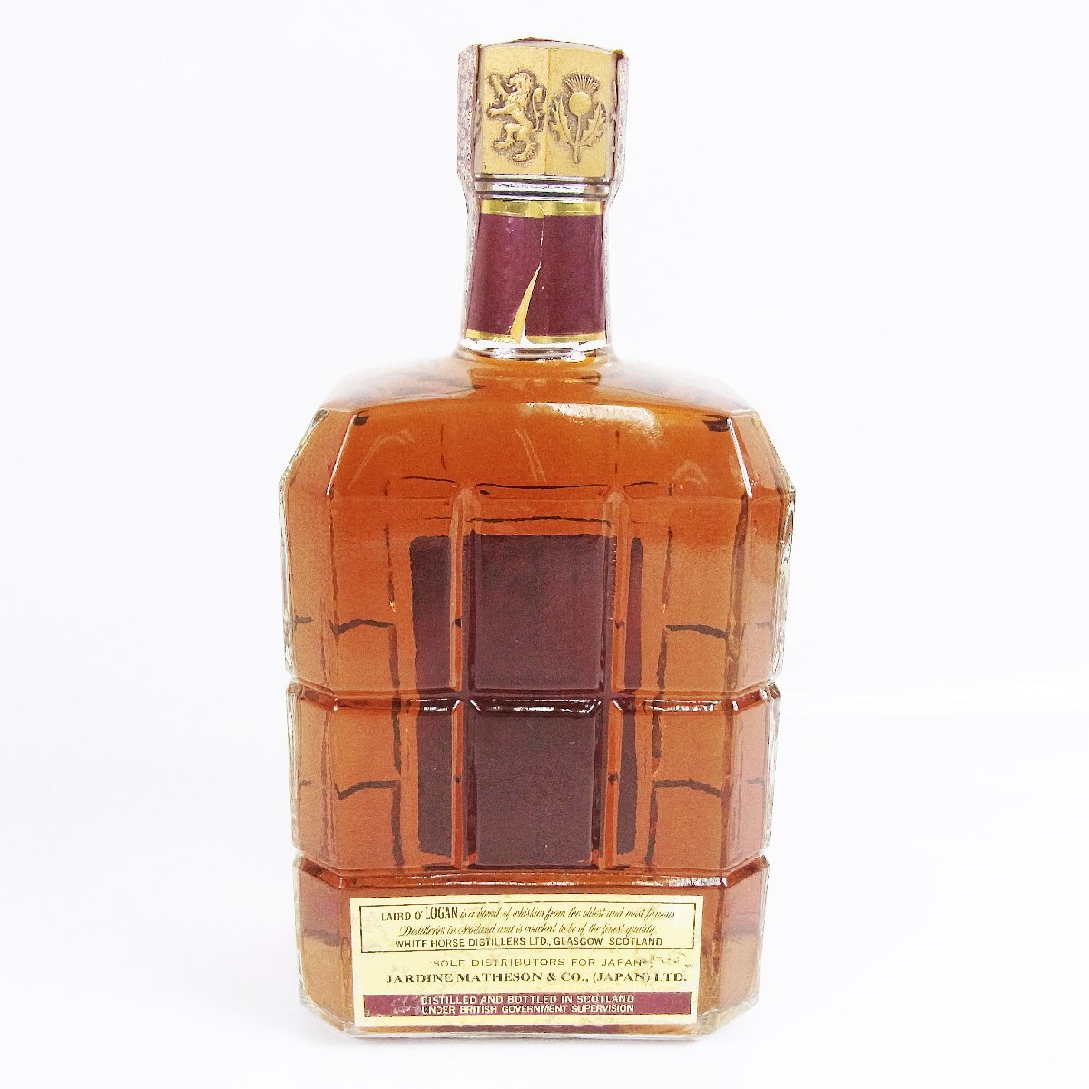 ウイスキー whisky レアード ローガン デラックス ホワイトホース 八角