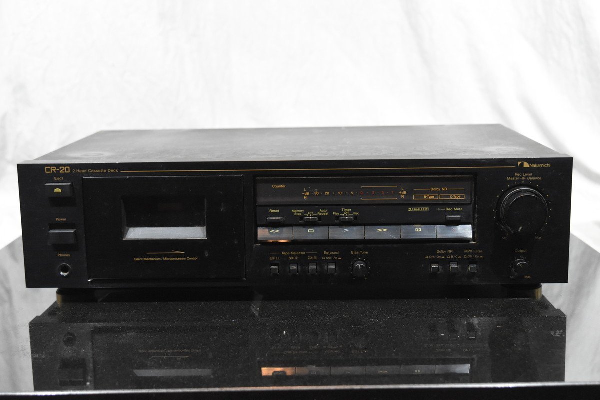 美品/動作品】Nakamichi カセットデッキ CR-20 取説付き 美品⁄動作品