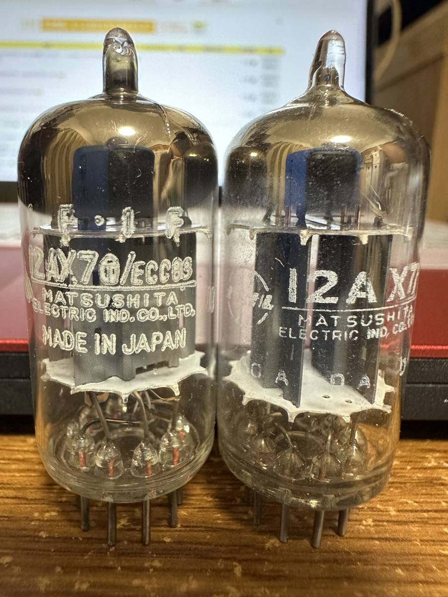NEC☆6R-A8☆6RA8☆2本セット☆3極管☆NEC 真空管☆オーディオ用出力管