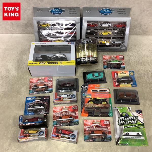 1円〜 訳あり マッチボックス等 ポンティアック トランザム ファイアーバード 1/12 スズキ GSX-S1000S 刀 フォード マスタングGT 他