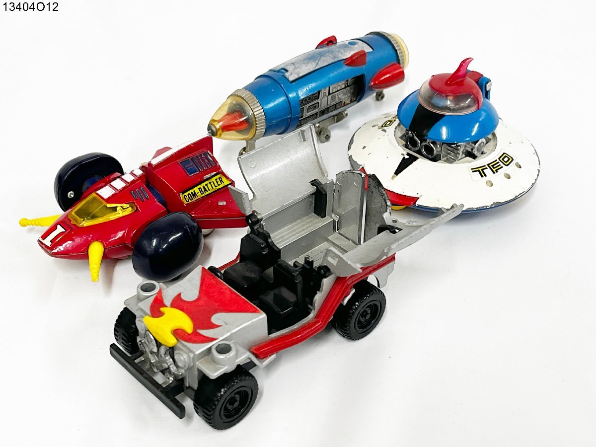 ★当時物 バトルホーク バトルジープ 超電磁ロボ コンバトラーV 1号 PA-78 バトルジェット グレンダイザー TFO UFO1号 超合金 13404O12-4