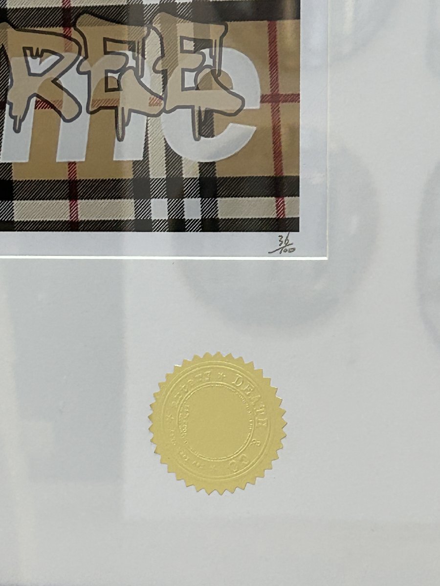 death nyc ナルト✖️トランプ 世界限定100 DEATH NYC 額付き 世界限定