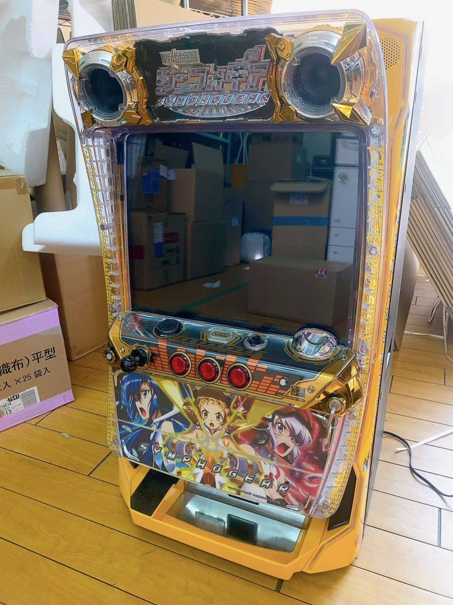 6AD189 1円～ 【動作品】スロット シンフォギア コインレス 鍵付き
