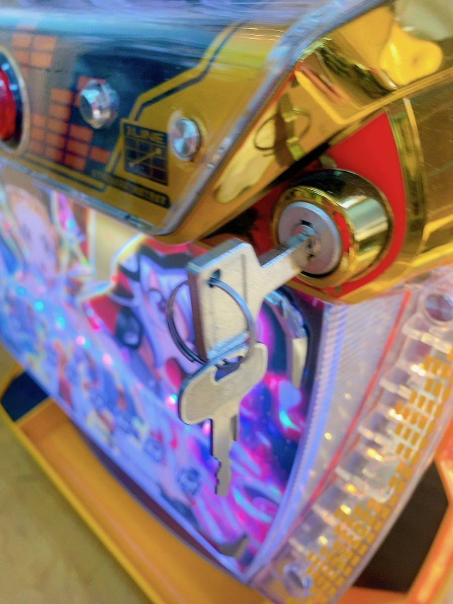 6AD189 1円～ 【動作品】スロット シンフォギア コインレス 鍵付き
