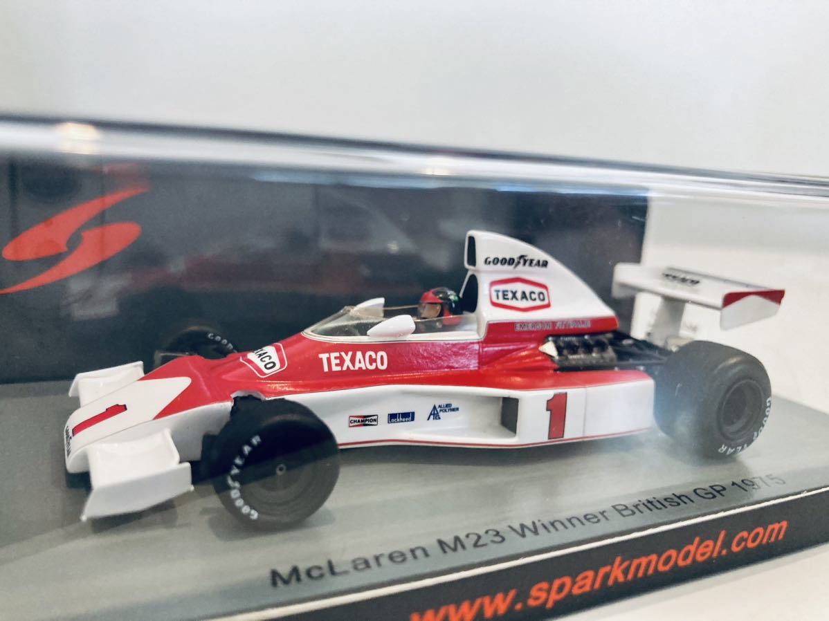 【送料無料】1/43 Spark マクラーレン M23 #1 E.フィッティパルディ Winner British GP 1975