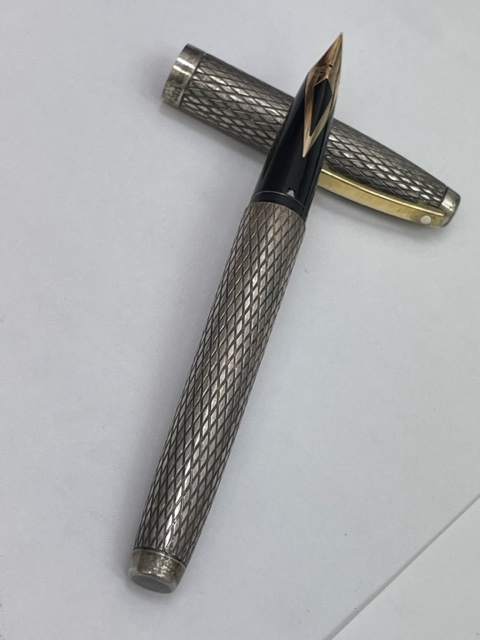 筆記未確認 インク無 SHEAFFER シェーファー タルガ 万年筆 ペン先14K
