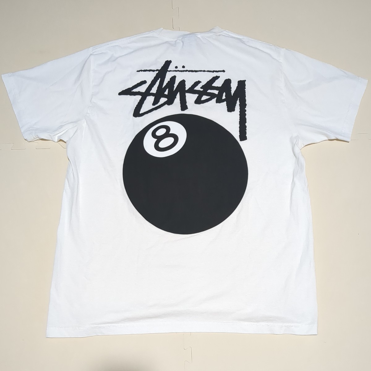 vintage 【L】STUSSY Tシャツ USA製 8ボール ステューシー USA製
