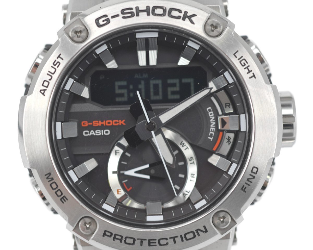 中古品] 稼働品【CASIO】カシオ G-SHOCK G-STEEL GST-B200-1AJF 