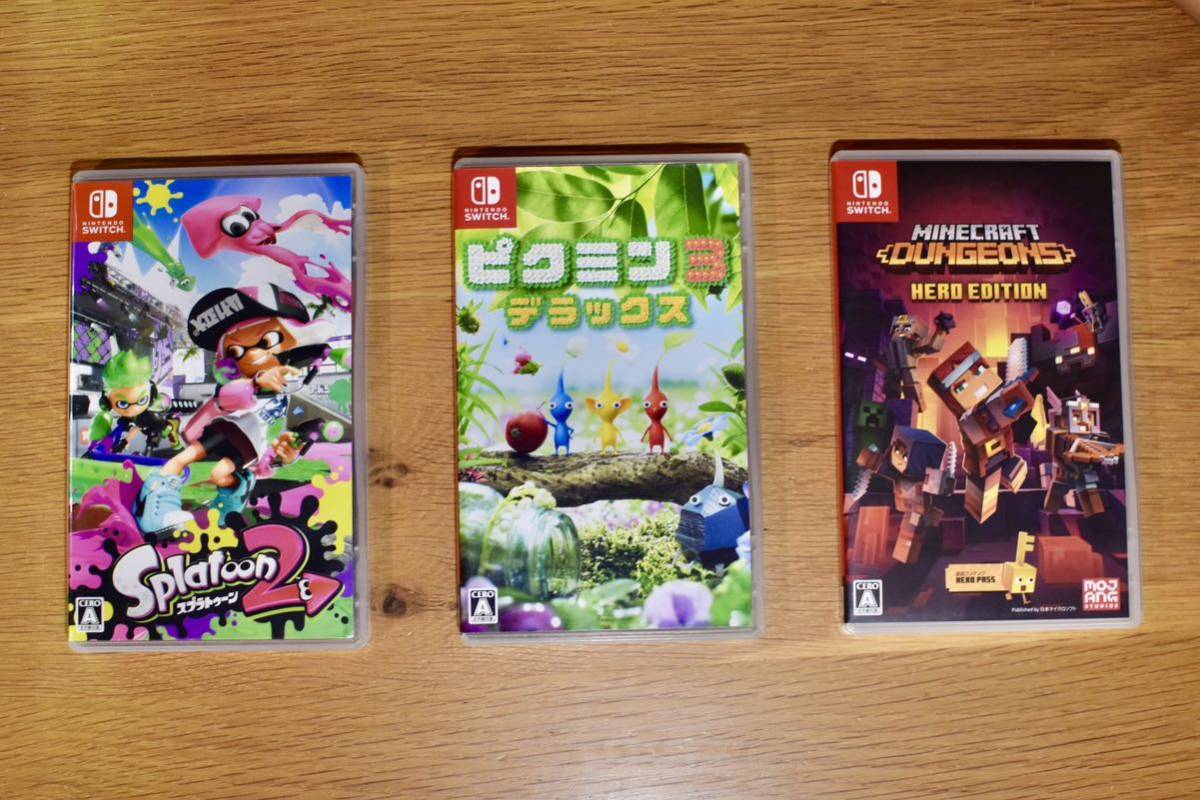 switch ソフト スプラトゥーン3 マイクラ アソビ大全 釣りスピ 新品未