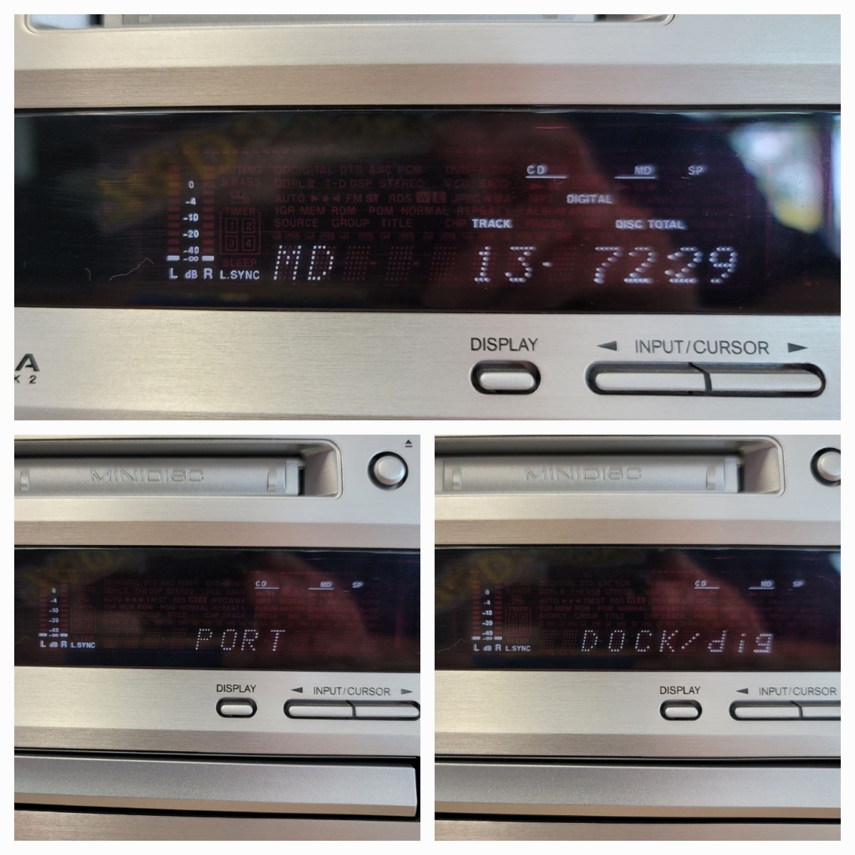 ONKYO FR-N7NX コンポ D-N 7NX スピーカー 70Wx2 ( MD - CD - USB 動作