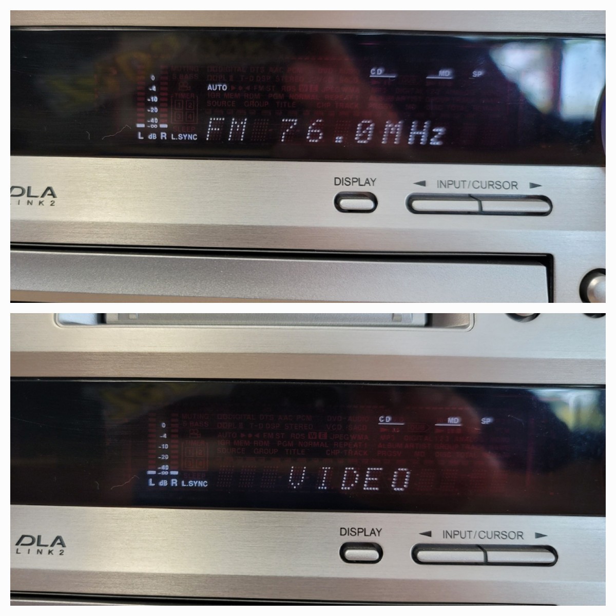 ONKYO FR-N7NX コンポ D-N 7NX スピーカー 70Wx2 ( MD - CD - USB 動作