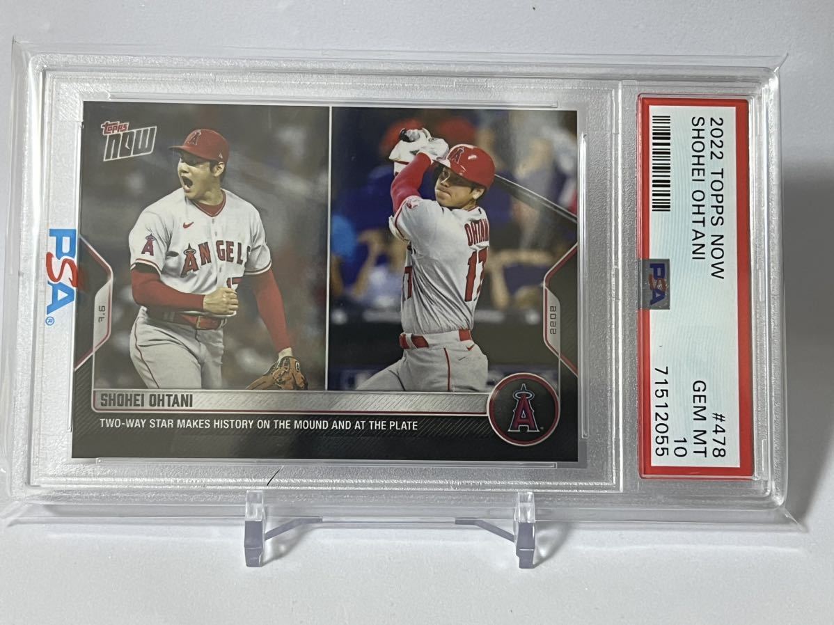 PSA10 Topps Now 大谷翔平 2刀流バージョン ロサンゼルスエンゼルス 1