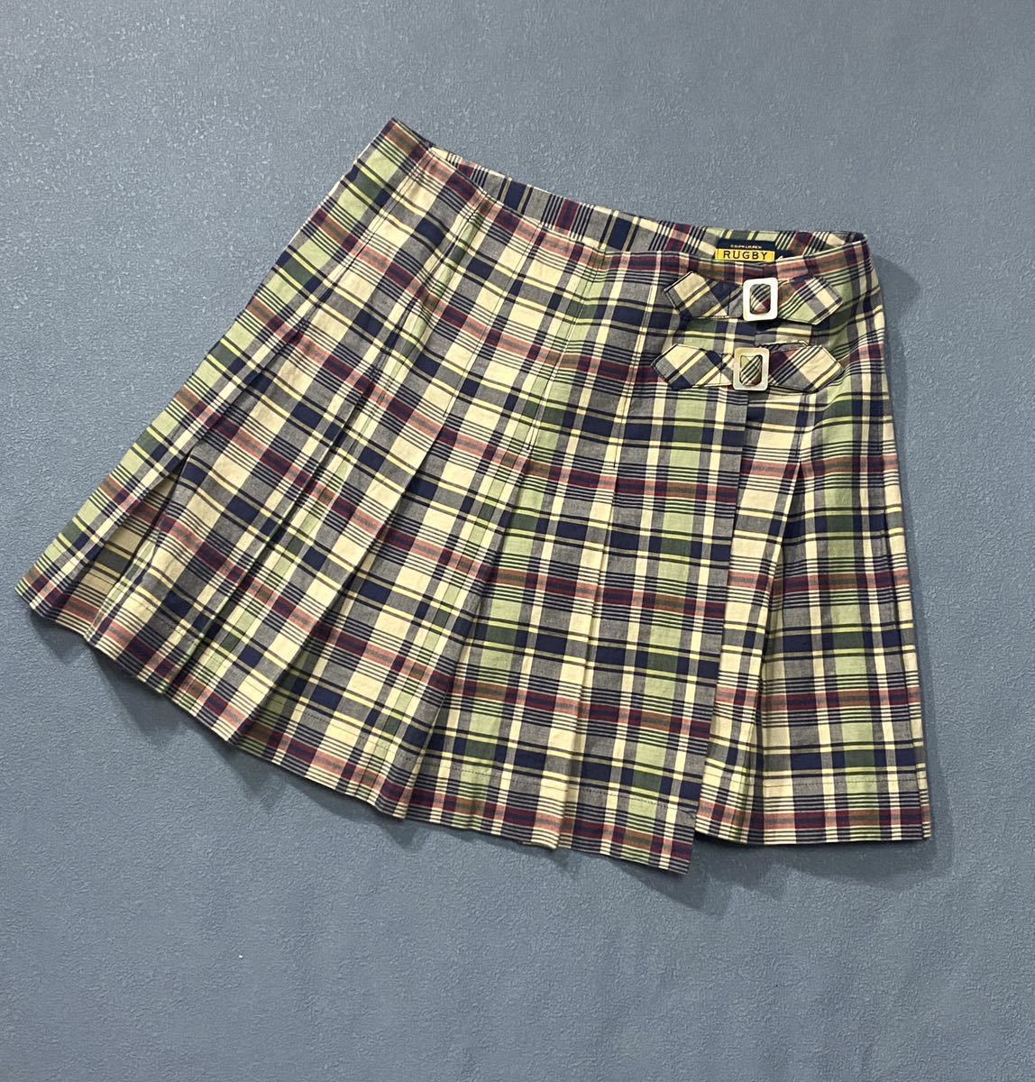 RALPH LAUREN RUGBY/ラルフローレン ラグビー】チェック巻きスカート 