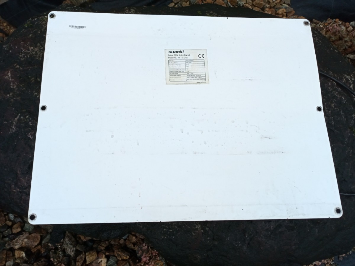 Suaoki 50W フレキシブルソーラーパネルSolar Panel TPS-FLX-DF50出力 