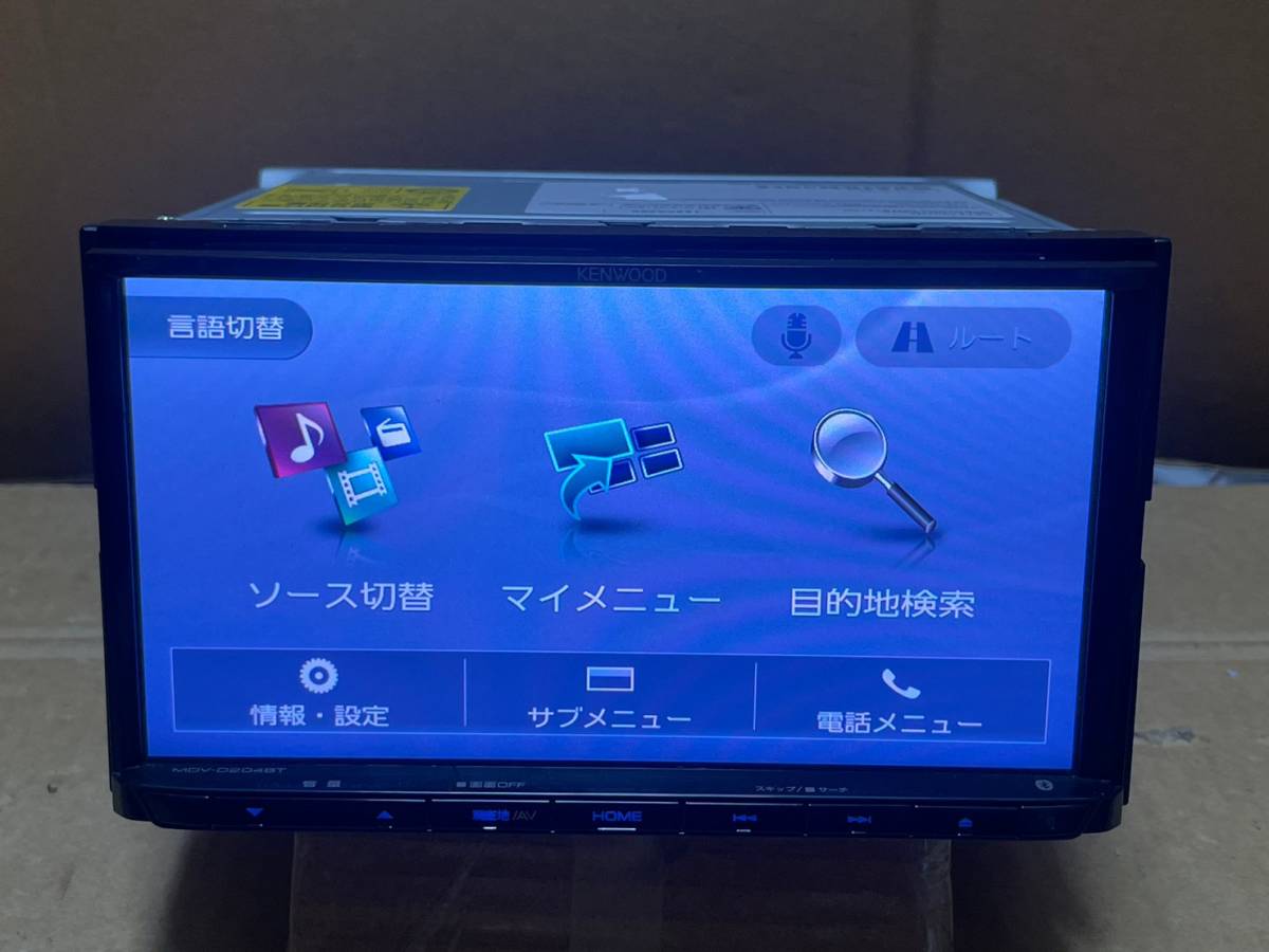 ケンウッド メモリーナビ MDV-D204BT 2016年地図 Bluetooth USB CD 動作ok ケンウッド KENWOOD メモリーナビ MDV-D304 彩 メモリー
