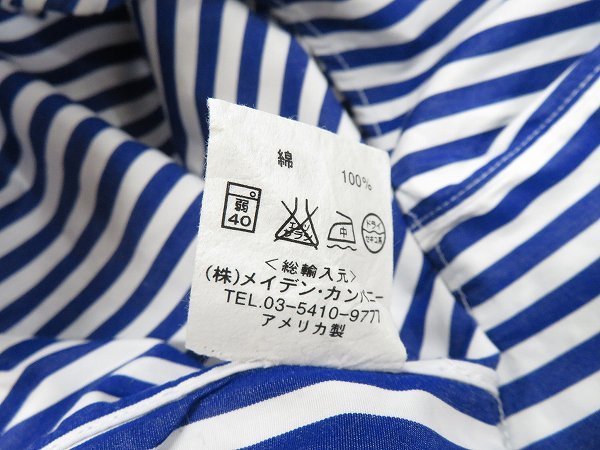 未使用品+ INDIVIDUALIZED SHIRTS リネンオープンカラーシャツ S 