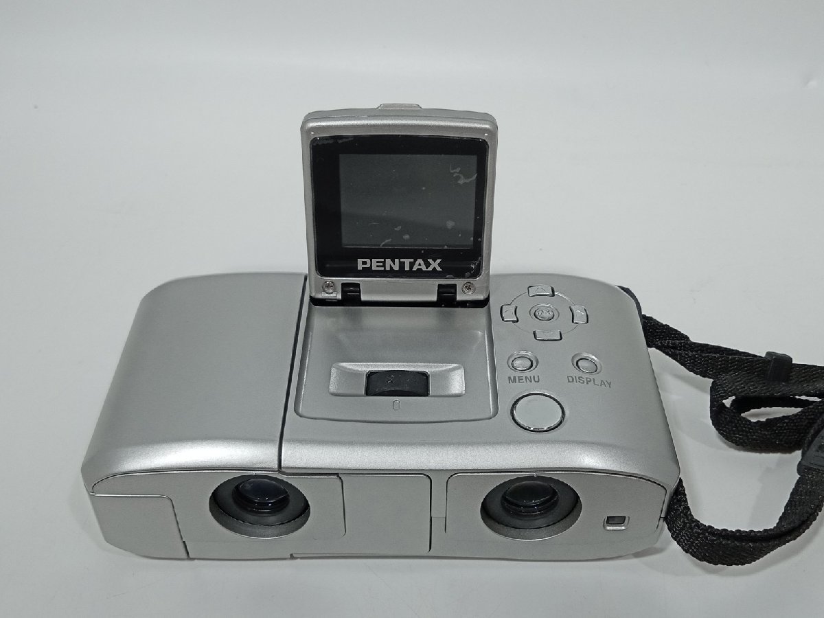 通電確認のみ ジャンク PENTAX ペンタックス デジカメ付き双眼鏡