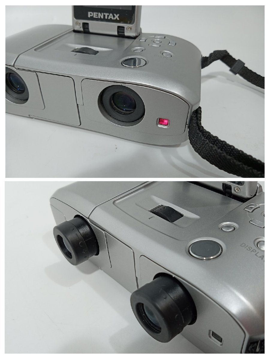 通電確認のみ ジャンク PENTAX ペンタックス デジカメ付き双眼鏡