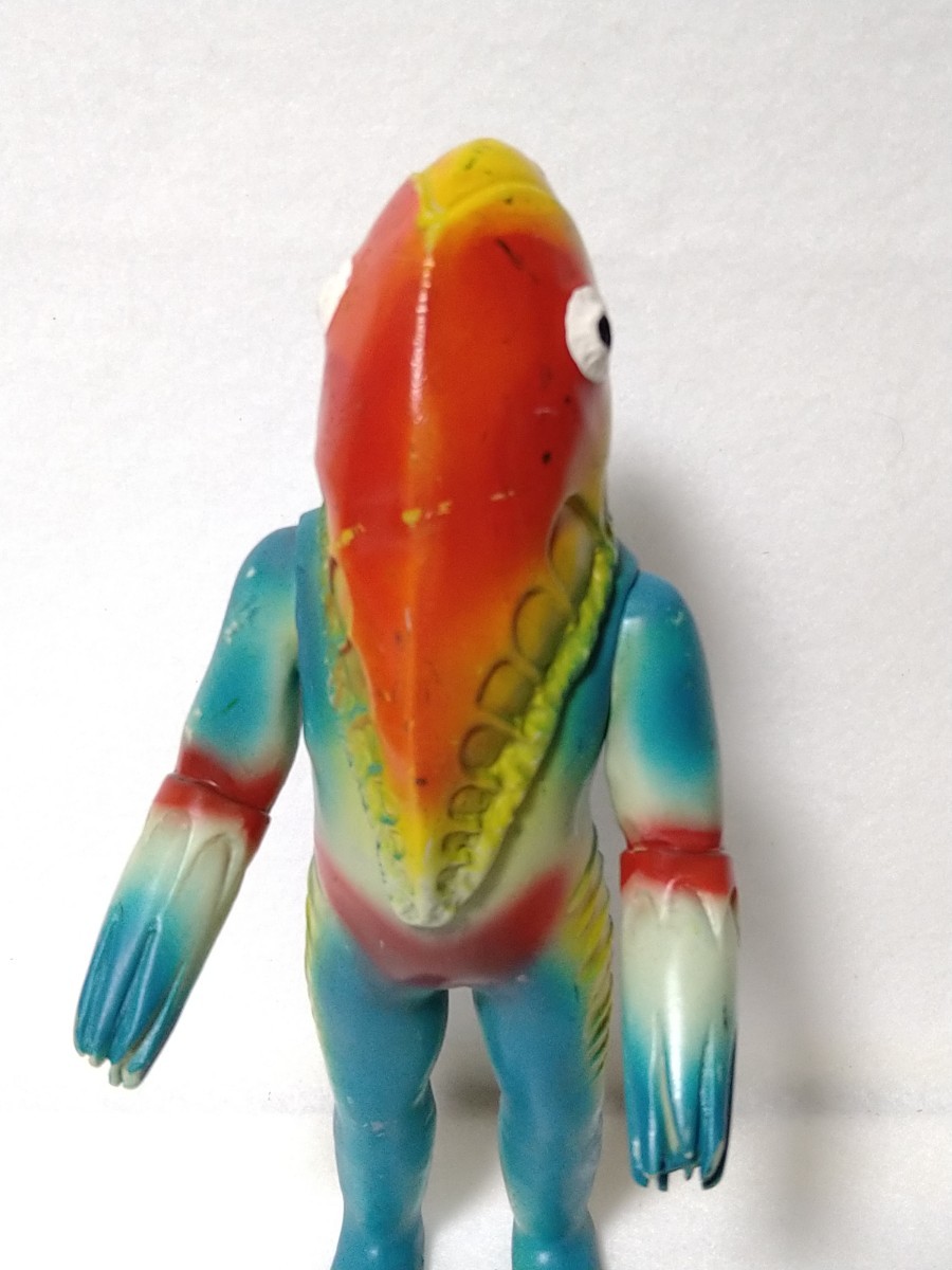 メトロン星人 ウルトラセブン ソフビ 当時物 ブルマァク 宇宙人
