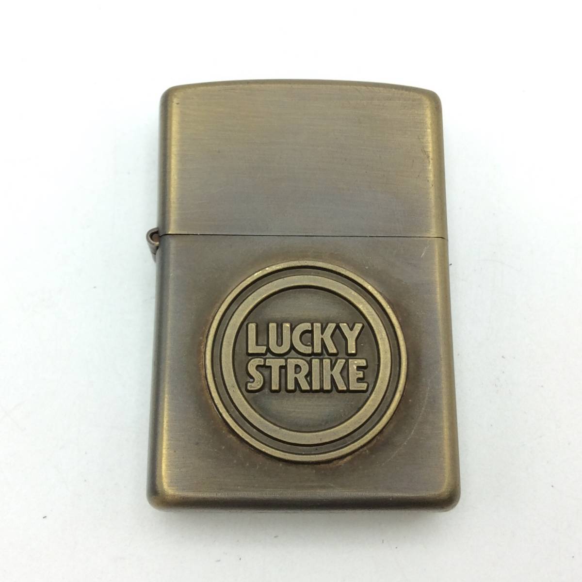 F19#【火花確認済み】ZIPPO ジッポー ラッキーストライク LUCKY STRIKE オイルライター 喫煙グッズ 喫煙具 現状品 #