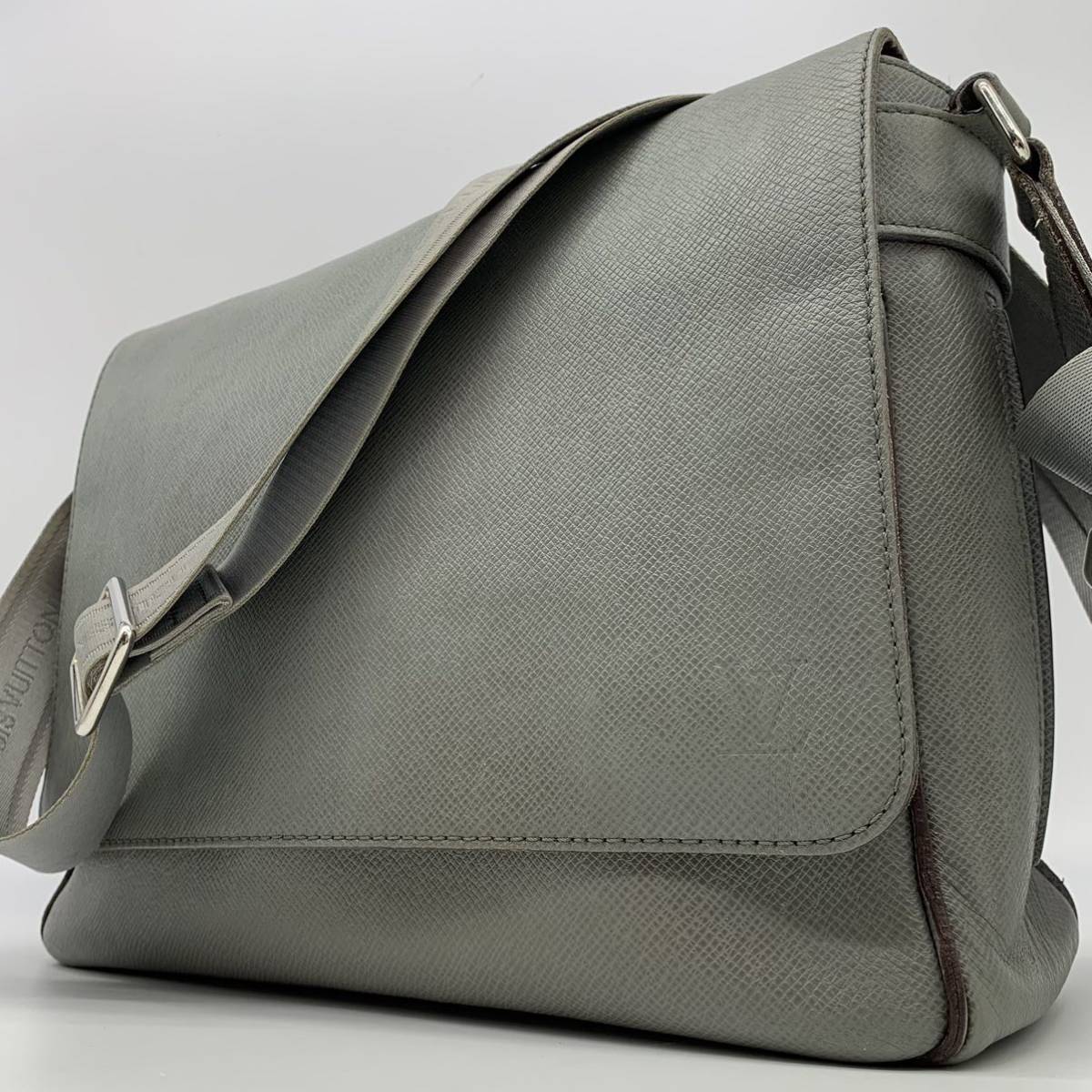 1円○美品○LOUIS VUITTON ルイヴィトン タイガ ロマンMM グラシエ