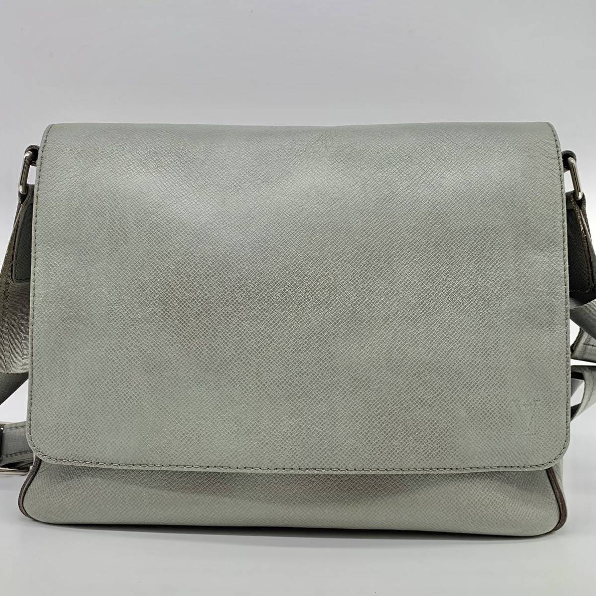 1円○美品○LOUIS VUITTON ルイヴィトン タイガ ロマンMM グラシエ 