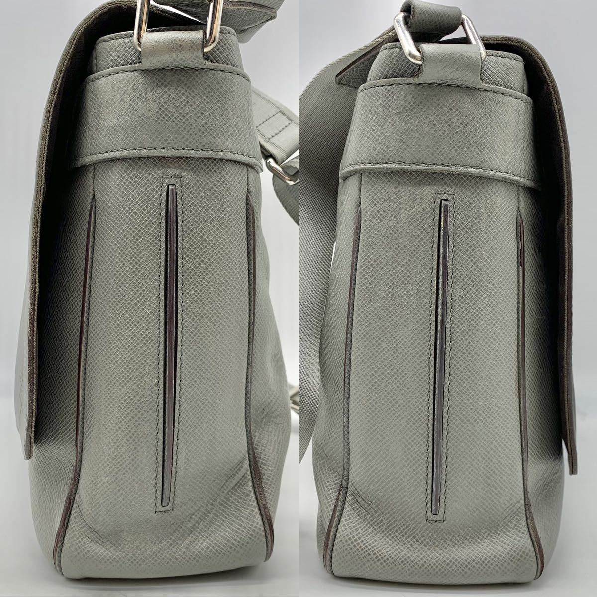 1円○美品○LOUIS VUITTON ルイヴィトン タイガ ロマンMM グラシエ