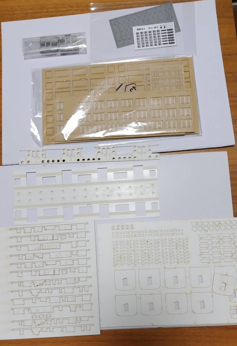 模型工房パーミル】名鉄100系ペーパーキット 6両セット 模型工房