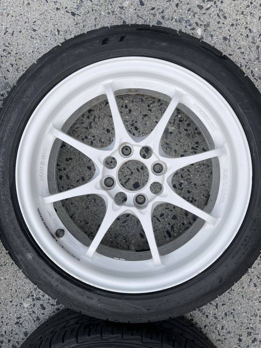 RAYS　中古ホイール4本 RAYS 15インチ 4H100 7J 7J+48 4穴 ホイール 【4本セット 新品】 VOLK