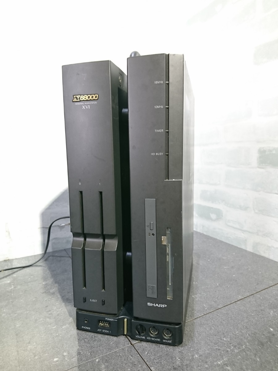ジャンク品 管1R56 SHARP X68000 パーソナルワークステーション VXⅠ 
