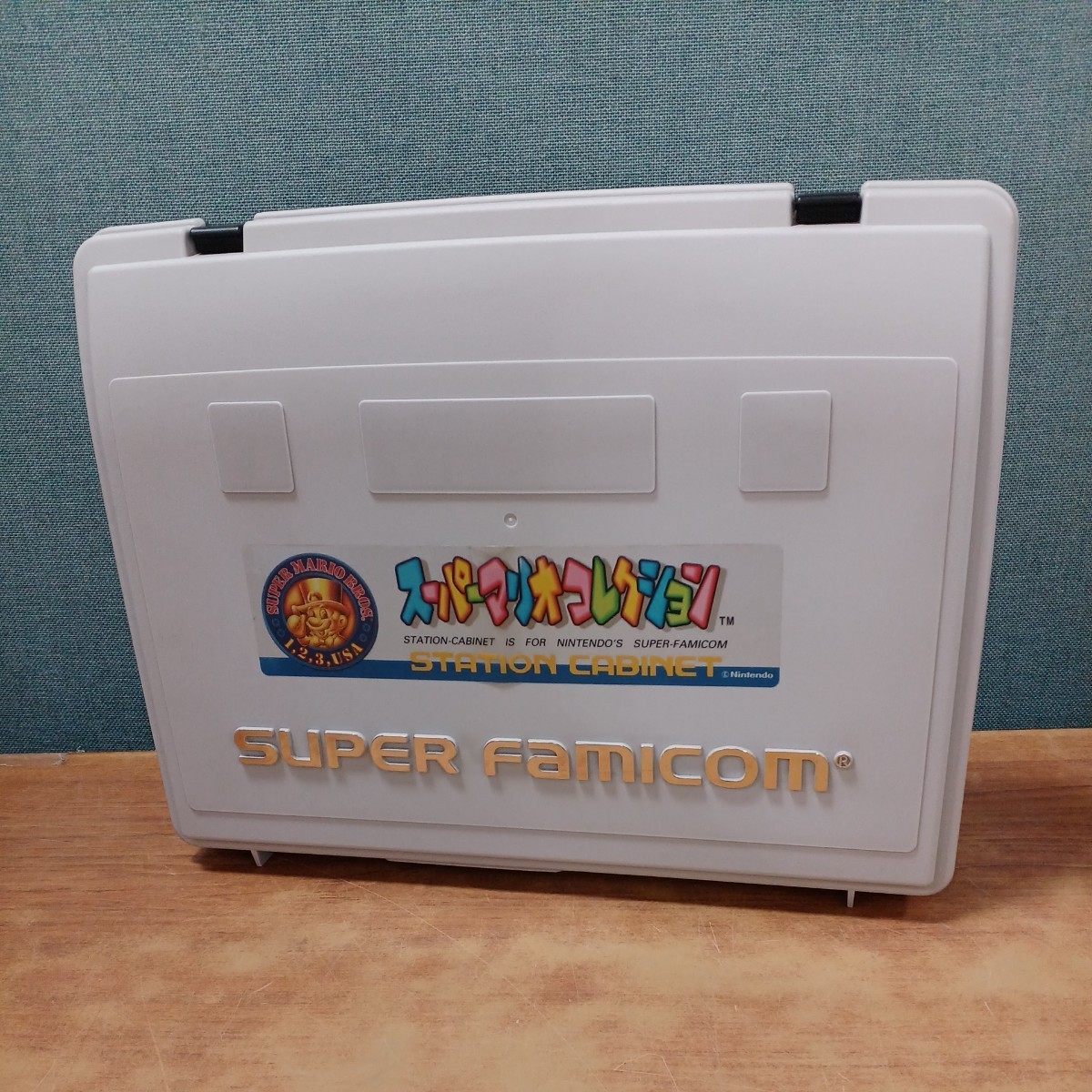 スーパーマリオコレクション 収納ボックス 本体カセット専用ケース SFC
