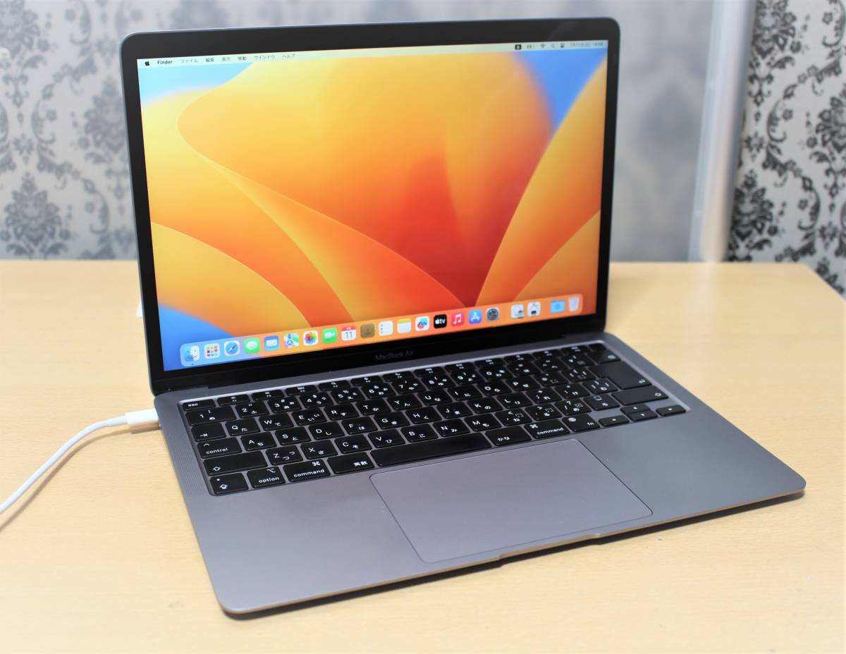 充放電回数11回】 Apple MacBook Air M1 2020 MGN63J/A ノート