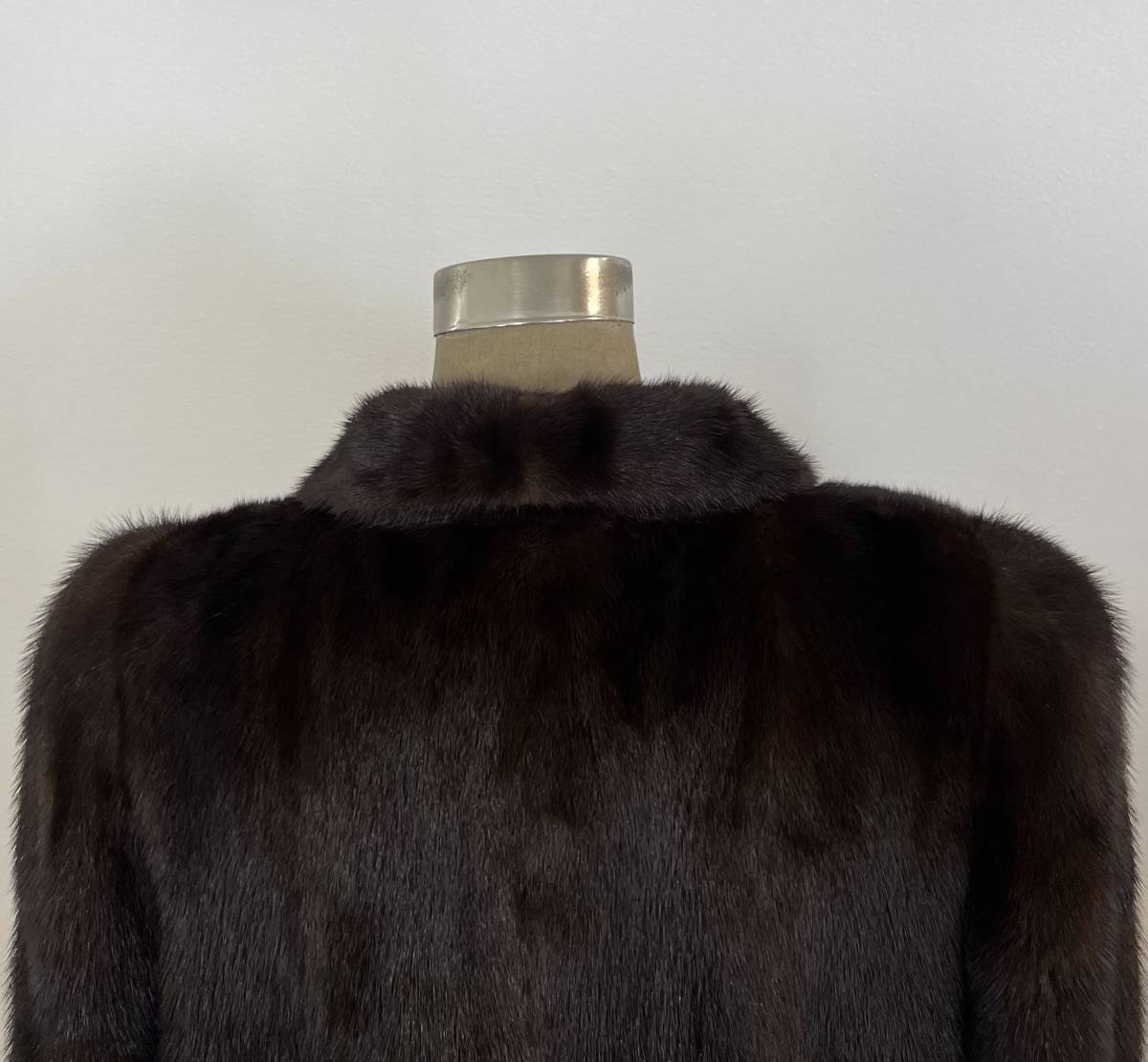 MF2530#パールミンク*MINK*最高級毛皮*リアルファ―*七分袖*ファー