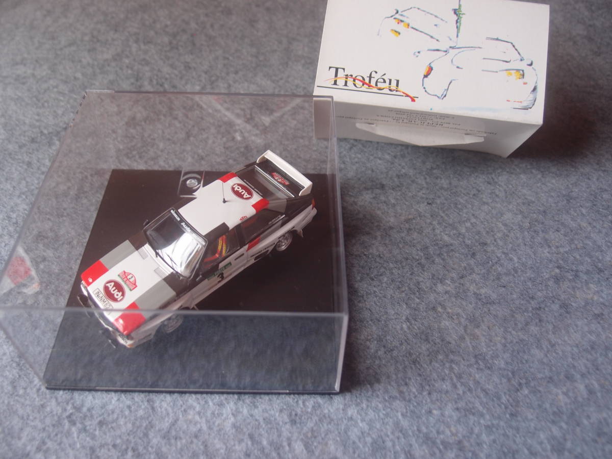 1/43 Trofeu アウディー クワトロ ミニカー 1983年 ポルトガル・ラリー 1607