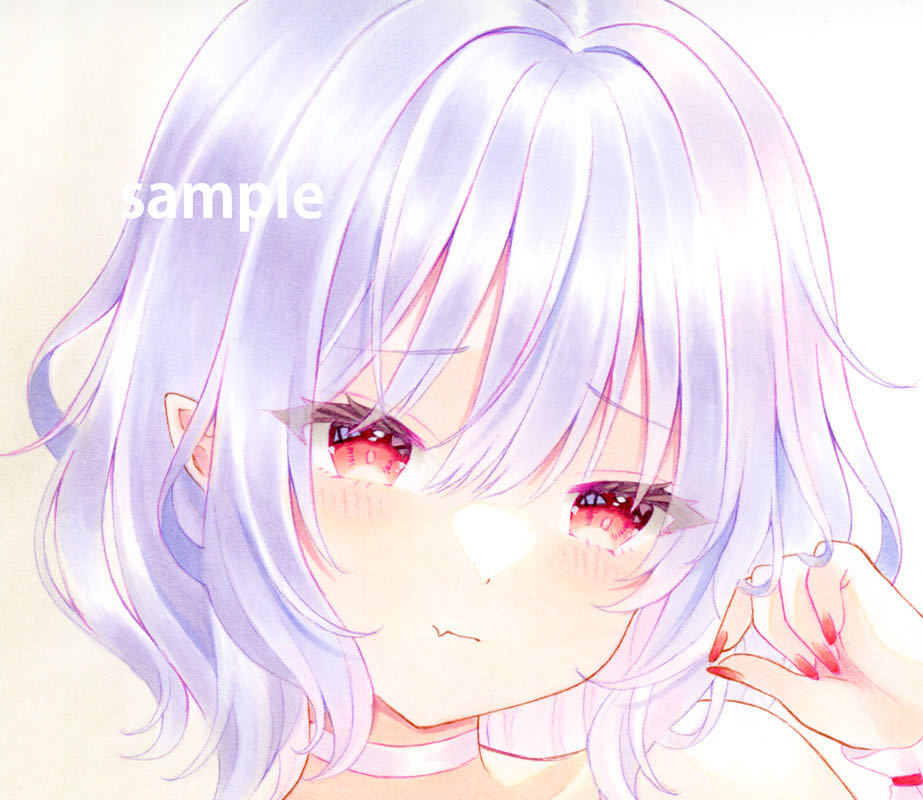 同人手描きイラスト【東方project レミリア・スカーレット】 B5