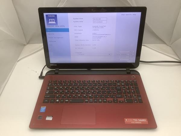 ジャンク!TOSHIBA T55/56MRD○Core i7 4510U 2.0G 8G 1T dynabook 東芝